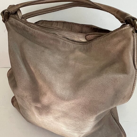 REPTILE's HOUSE Large Brown Faux Crocodile Leather Shoulder Bag: NWOT! - Picture 3 of 9